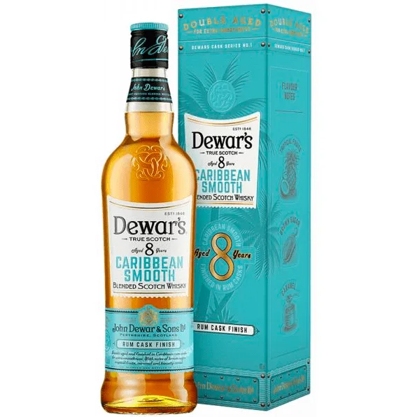 Dewars Carribean Smooth 8 Years 750ml
